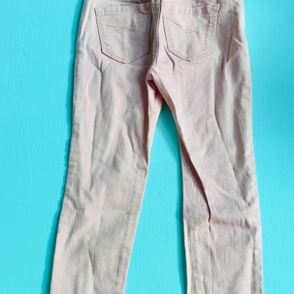 GAP Kids Pink Skinny Jeans Size 6 High Rise Super Skinny Adjustable Waist